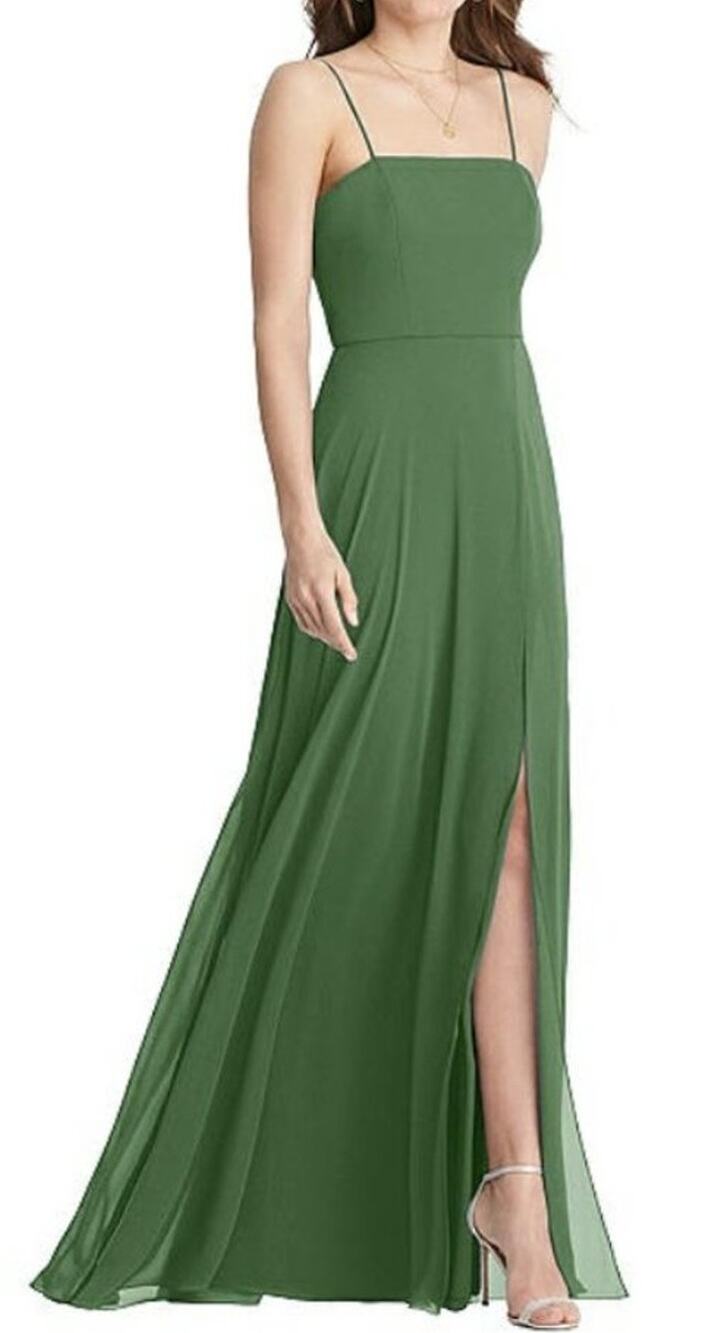 New ~ LOVELY Nordstrom ~ Square Neck Dress 16R ~ Vineyard Green STUNNING!